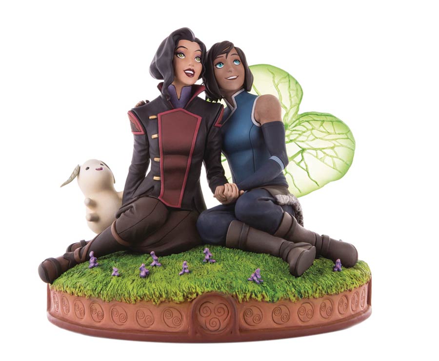 Avatar Korra & Asami In The Spirit World Statue