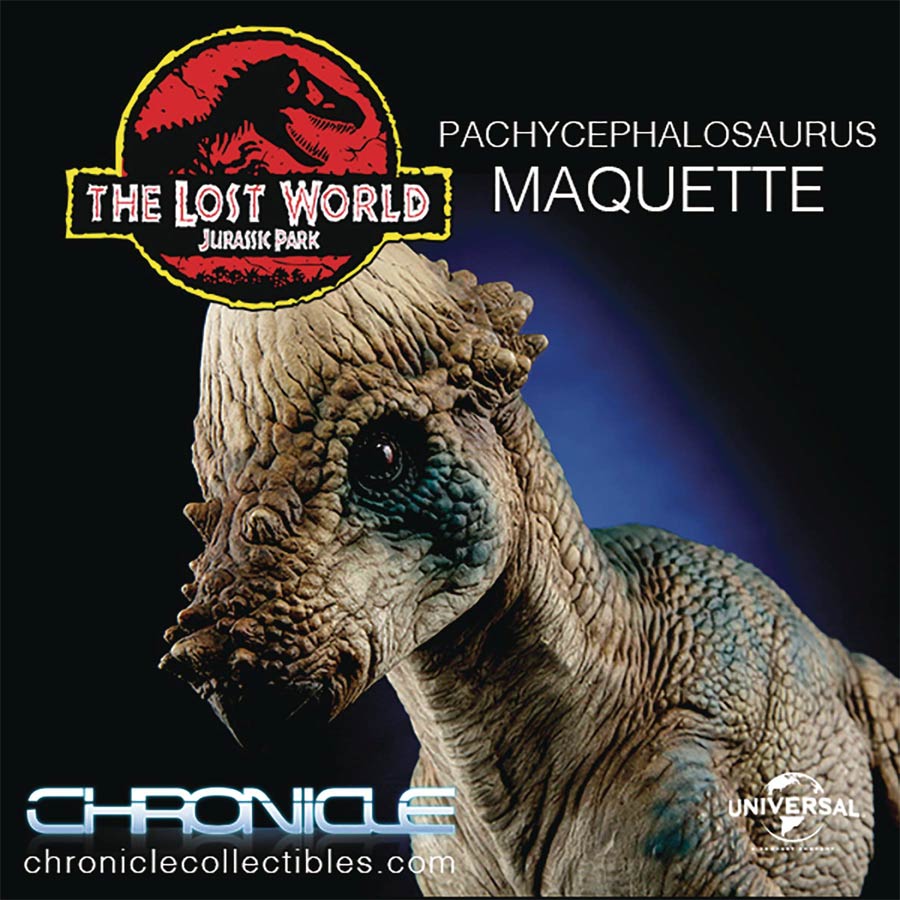 Chronicle Jurassic Park The Lost World Pachycephalosaurus Statue