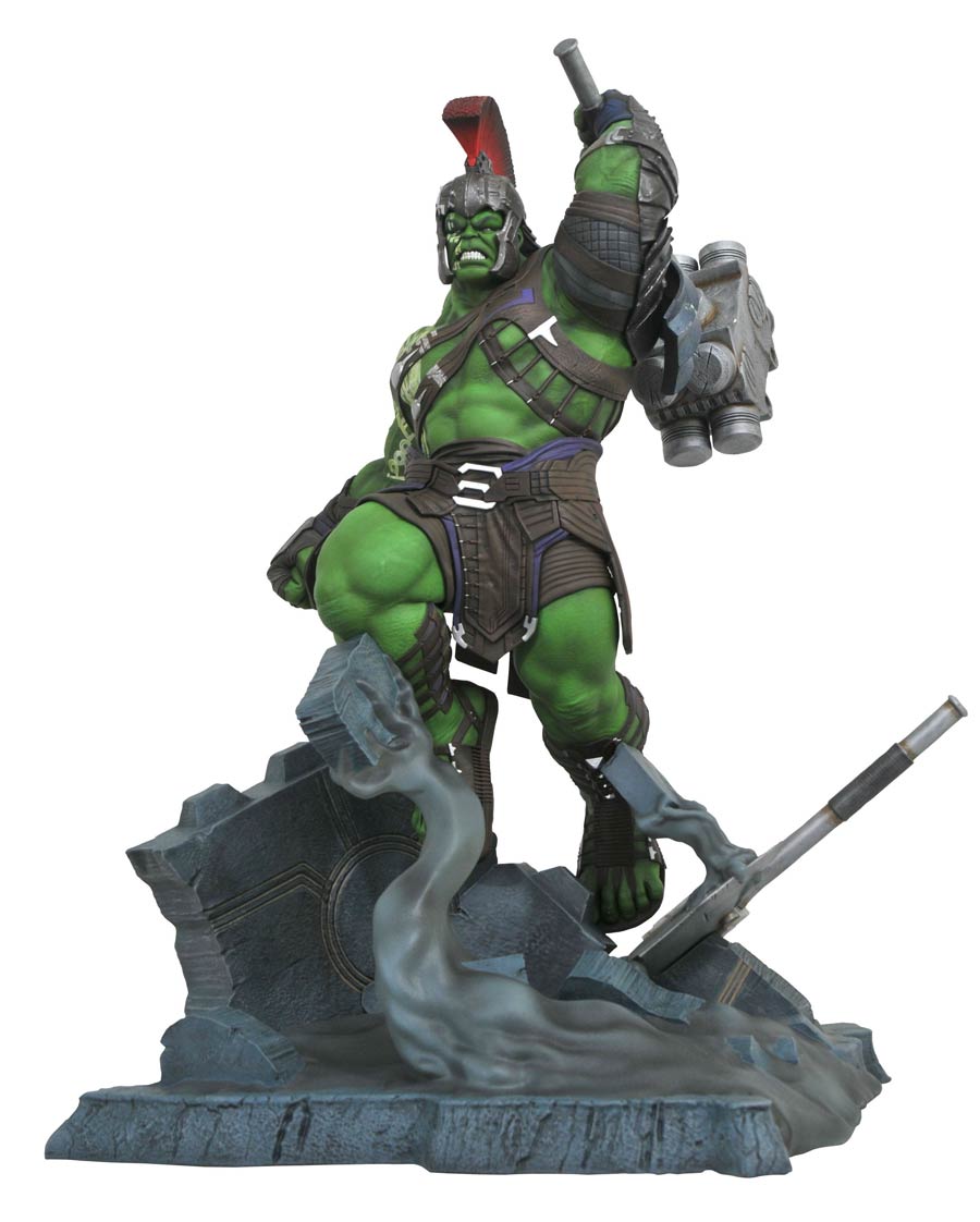 Marvel Milestones Thor Ragnarok Gladiator Hulk Statue