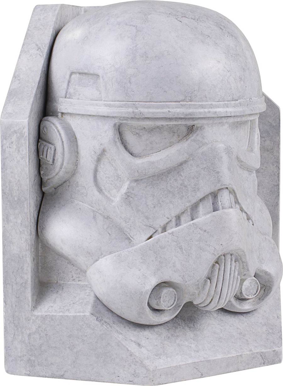 Star Wars Stormtrooper Stoneworks Faux Marble Bookend