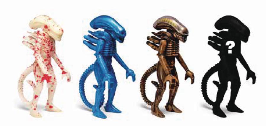 Alien ReAction 3.75-Inch Action Figure Wave 2 Blind Mystery Box 12-Piece Display