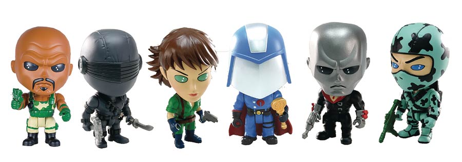 GI Joe 2.5-Inch Vinyl Figure Series 1 Blind Mystery Box 12-Piece Display