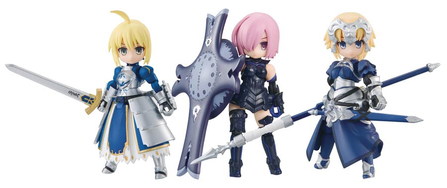 Desktop Army Fate/Grand Order 3-Piece Figure Set Display