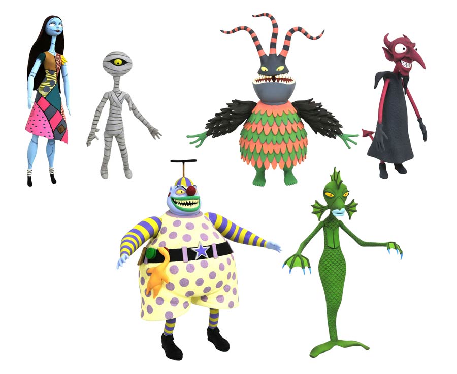 Nightmare Before Christmas Select Series 6 Action Figure Assortment Case