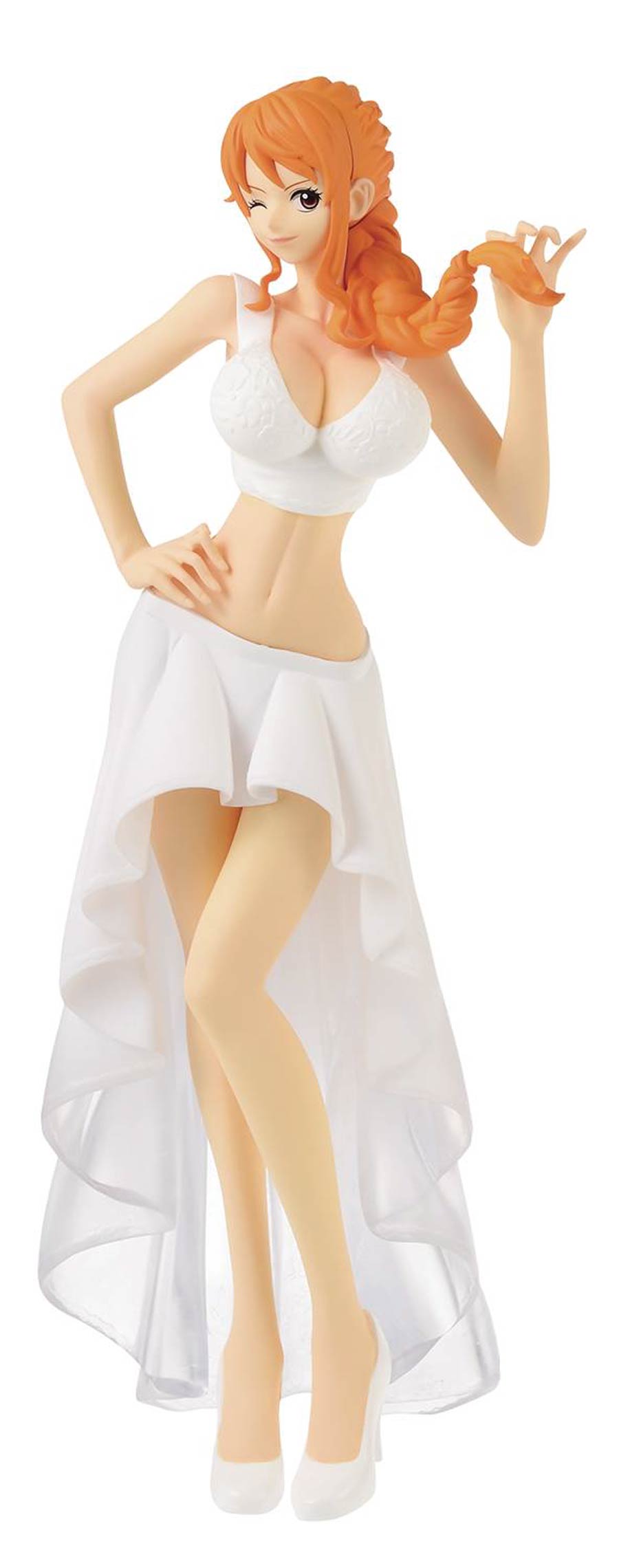 One Piece Lady Edge Wedding Nami Figure White Dress Version