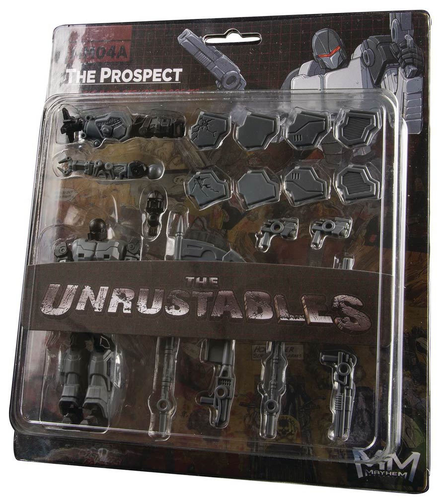Unrustables MM-04 Prospect Black Transforming Action Figure