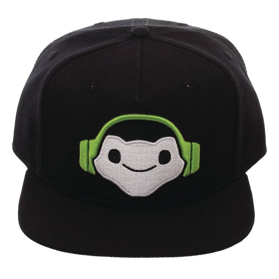 Overwatch Lucio Emblem Black Snapback Cap