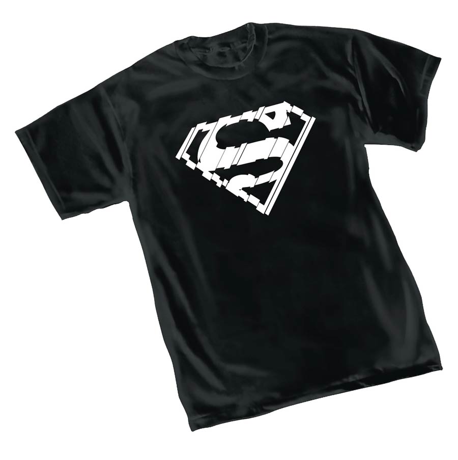 Superman Shatter Symbol T-Shirt Large
