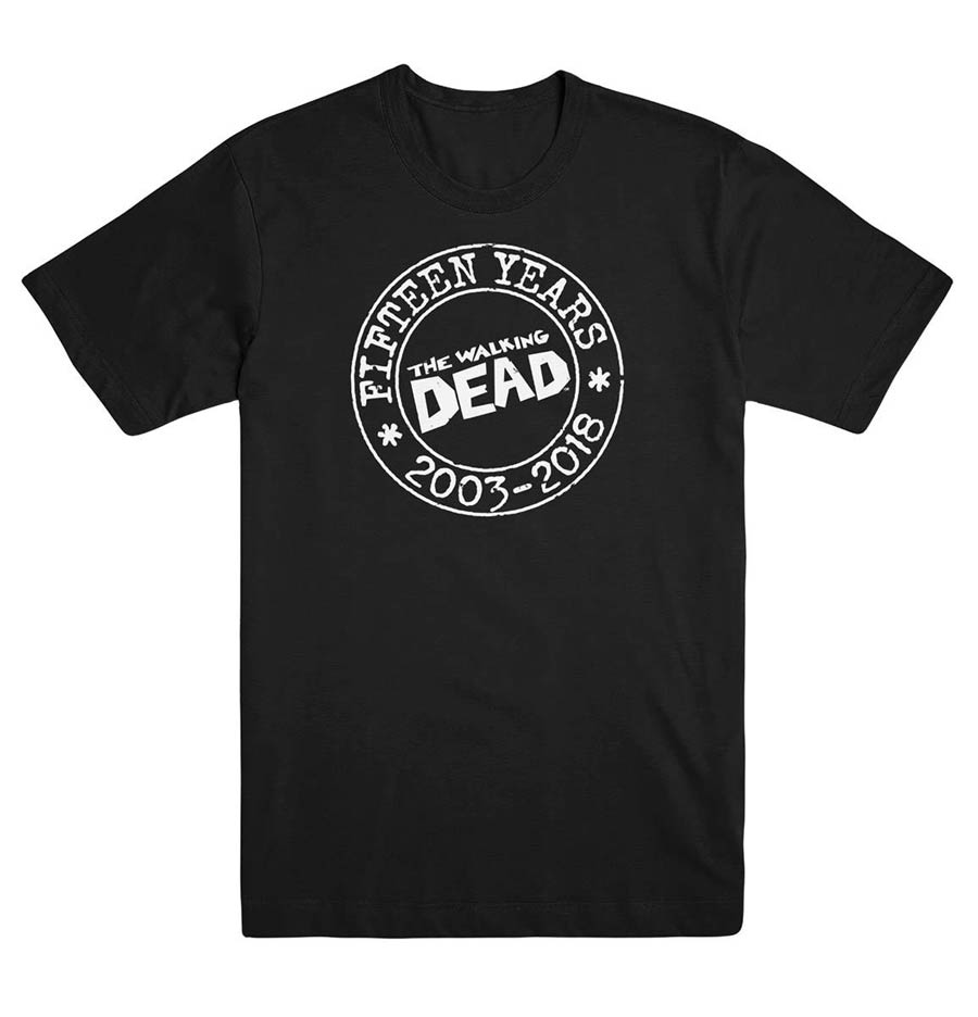 Walking Dead 15th Anniversary T-Shirt Large