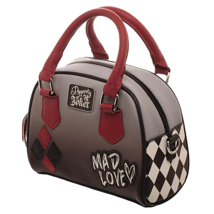 Harley Quinn Mad Love Mini Bowler Handbag