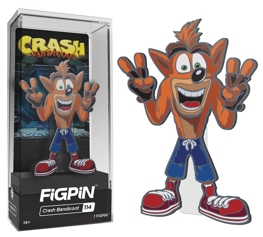 FigPin Crash Bandicoot Figure Pin 6-Piece Case