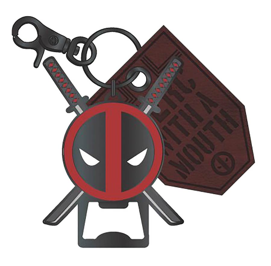 Marvel Metal Bottle Opener Keychain - Deadpool