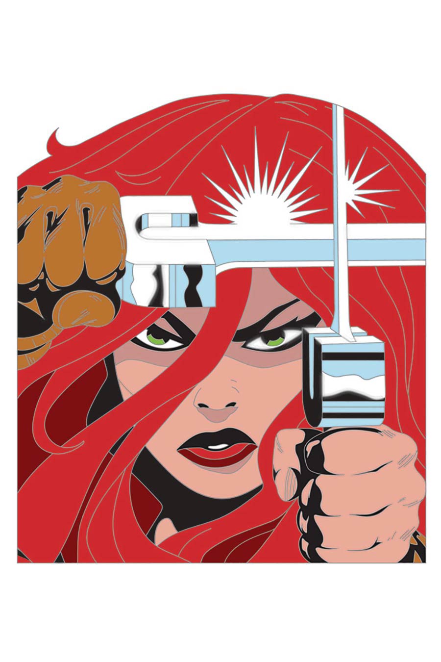 Red Sonja Simonson Enamel Pin