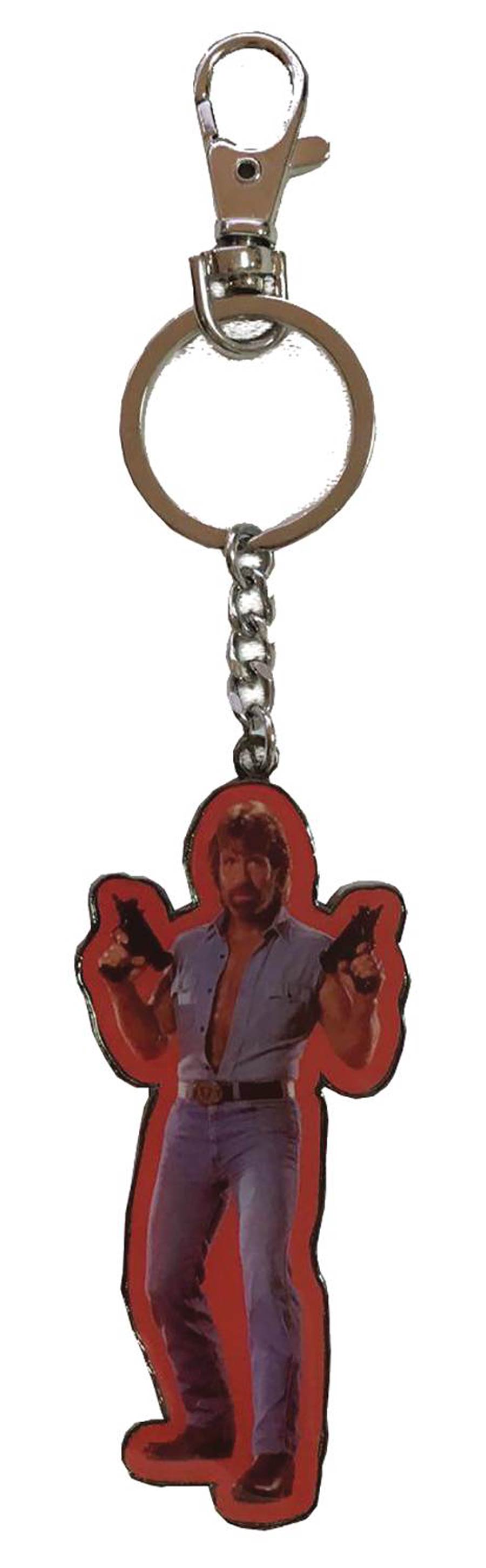 Tough Guy Invasion USA Uzis Metal Keychain