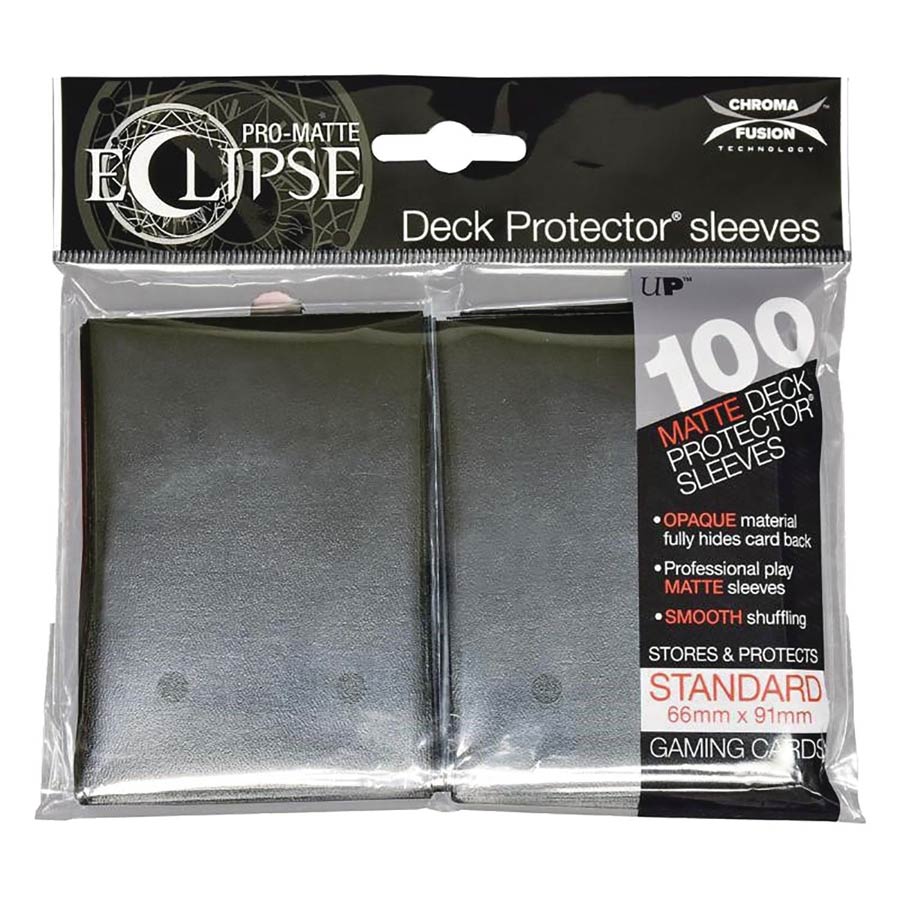 Pro Matte Eclipse 2.0 Deck Protectors 100-Count - Smoke Grey