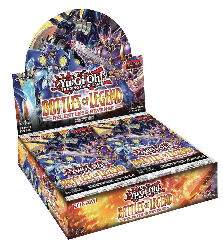 Yu-Gi-Oh Battles Of Legend Relentless Revenge Booster Display Of 24 Packs
