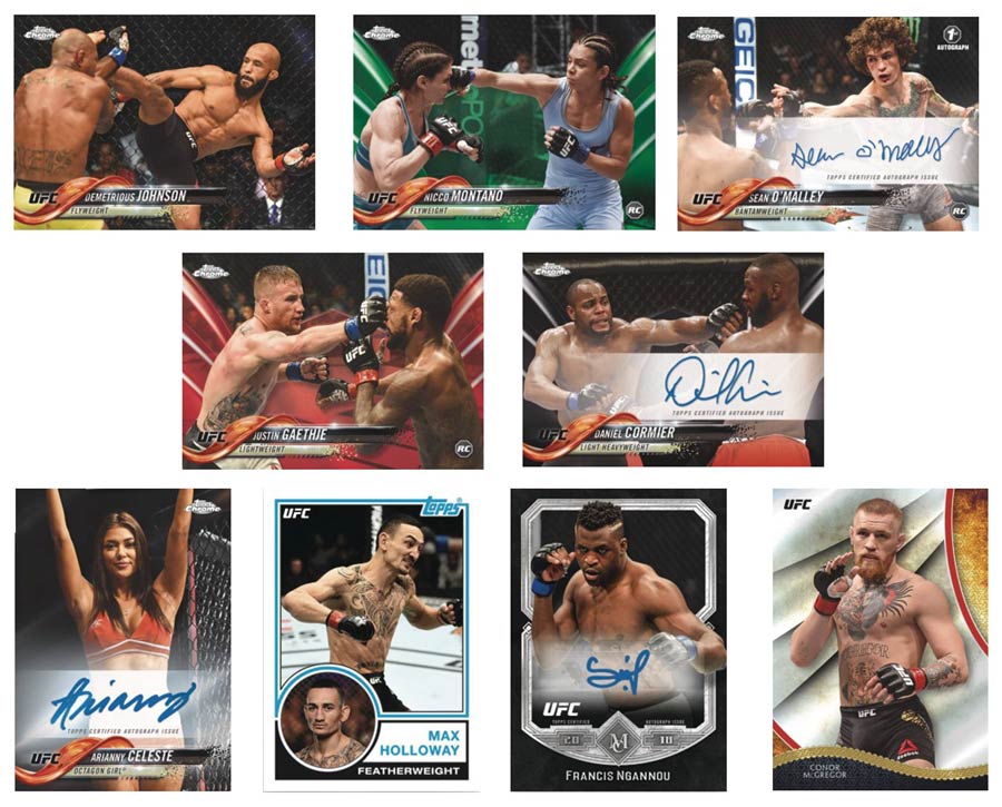 Topps 2018 UFC Chrome Trading Cards Box