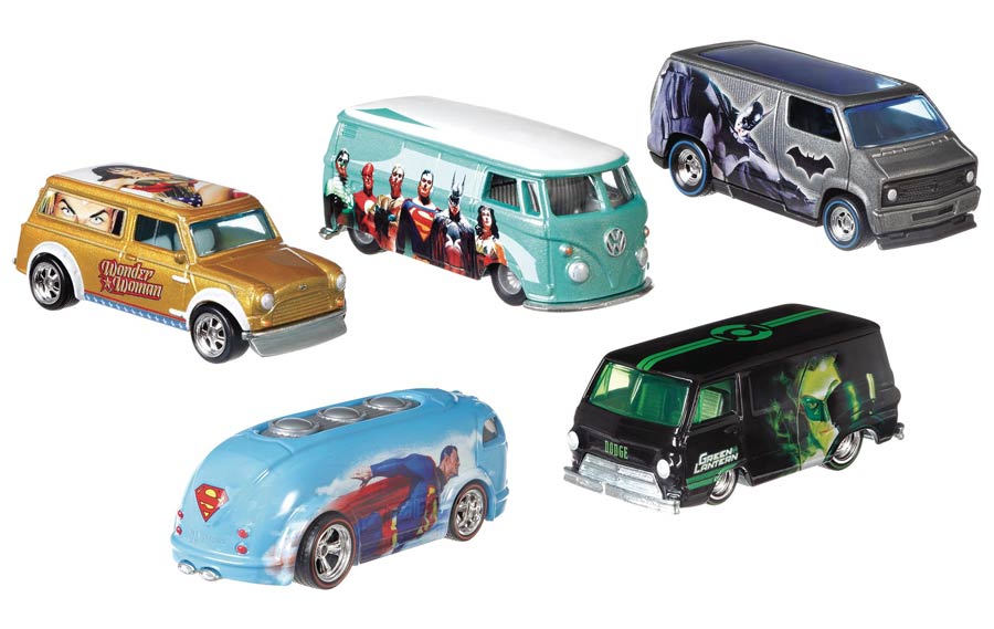 Hot Wheels Alex Ross Pop Culture 1/64 Scale Die-Cast Car Assortment Case