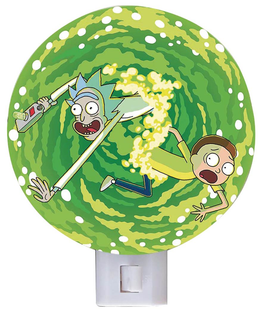 Rick And Morty Portal Night Light