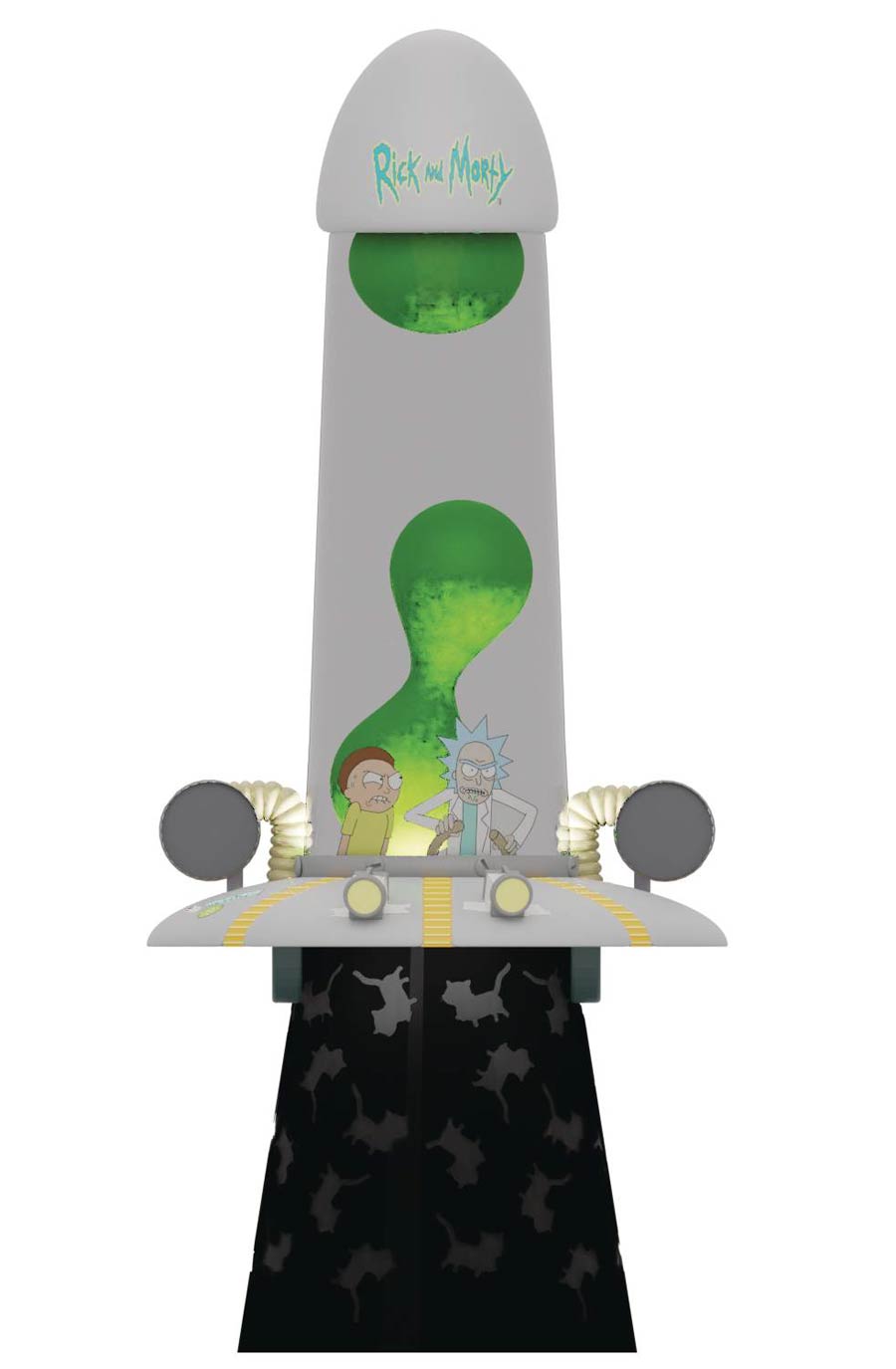 Rick And Morty Space Cruiser Motion Lamp
