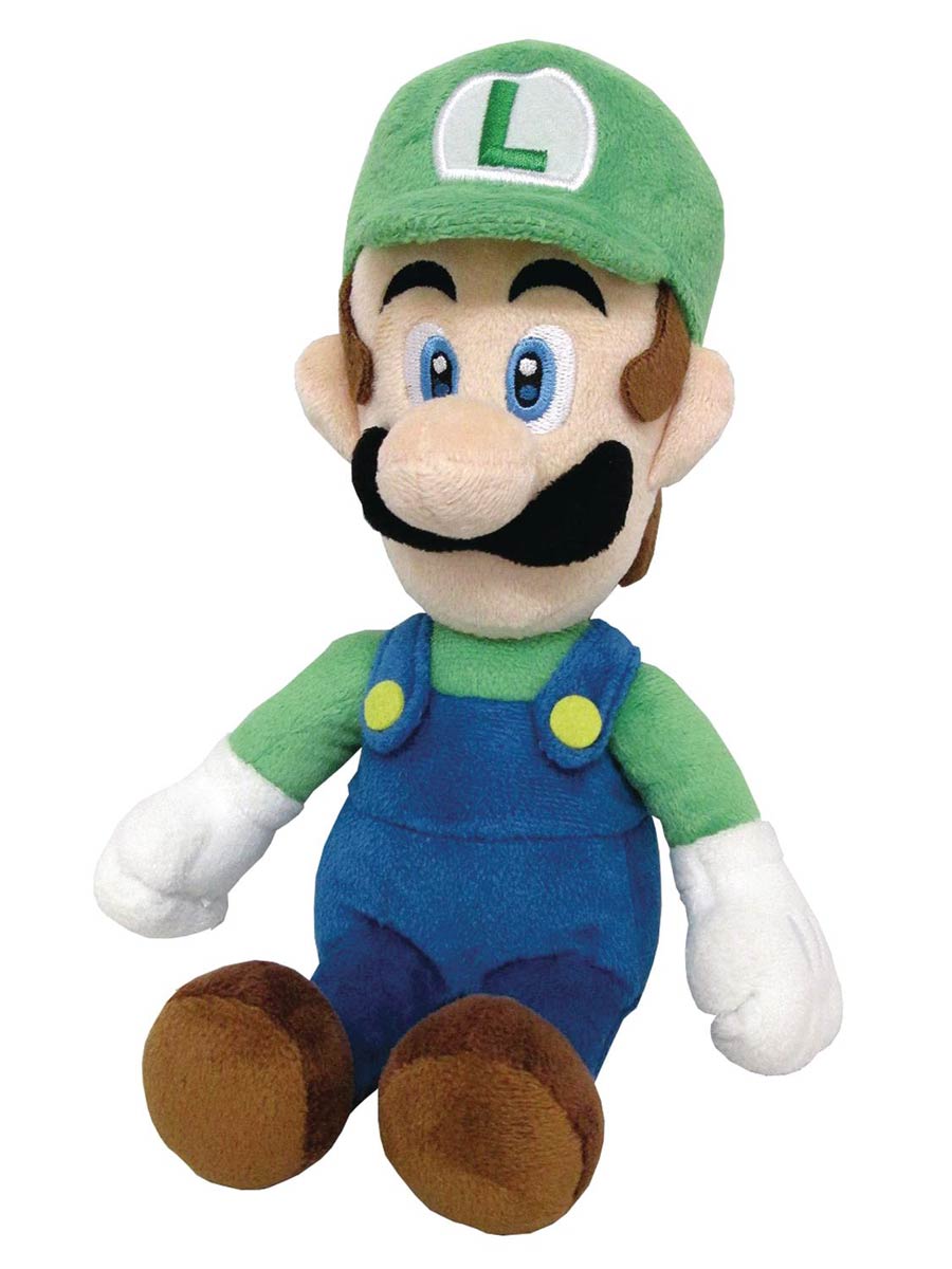 Super Mario 10-Inch Plush - Luigi