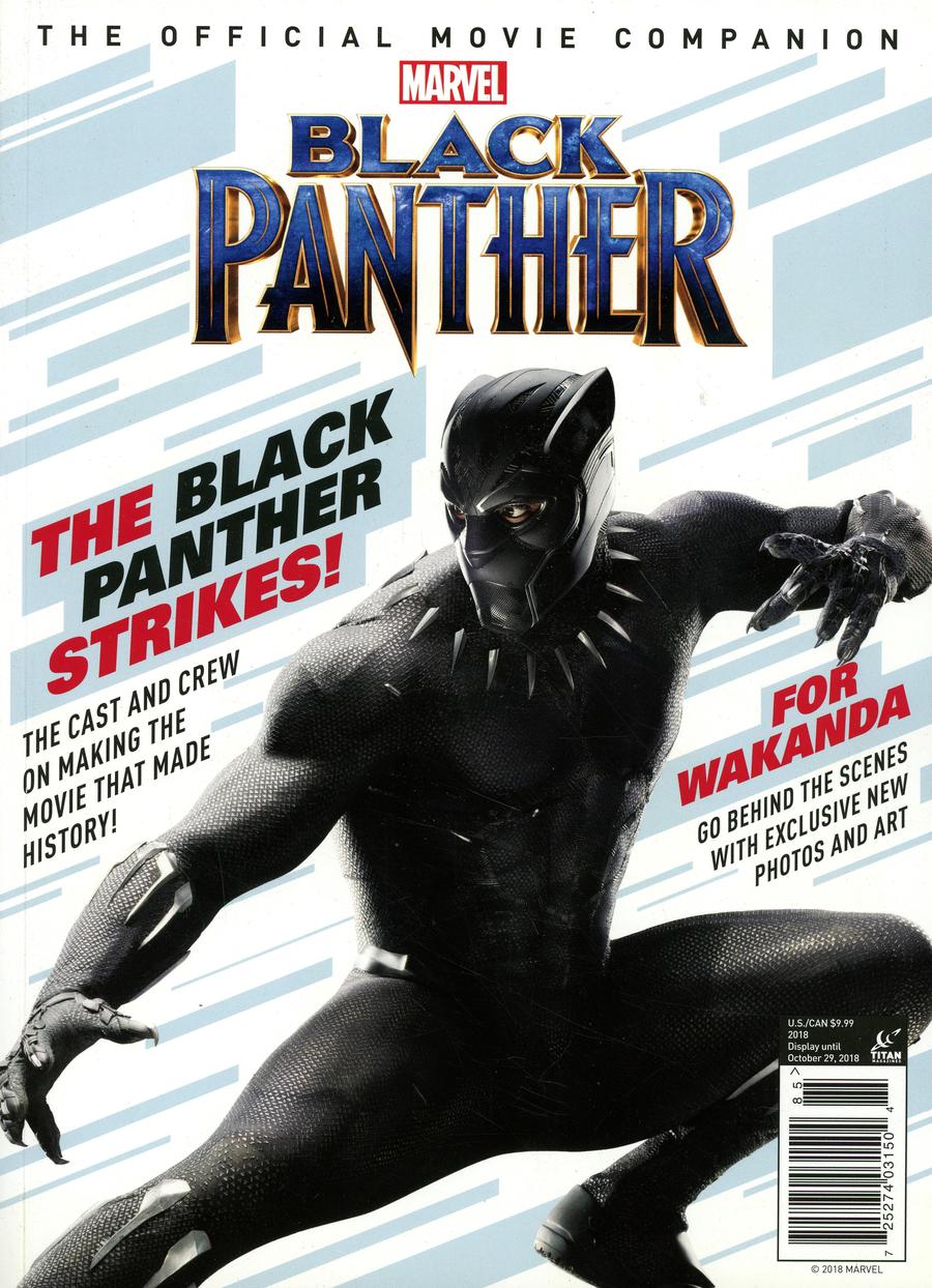 Marvel Black Panther The Official Movie Companion Newsstand Edition