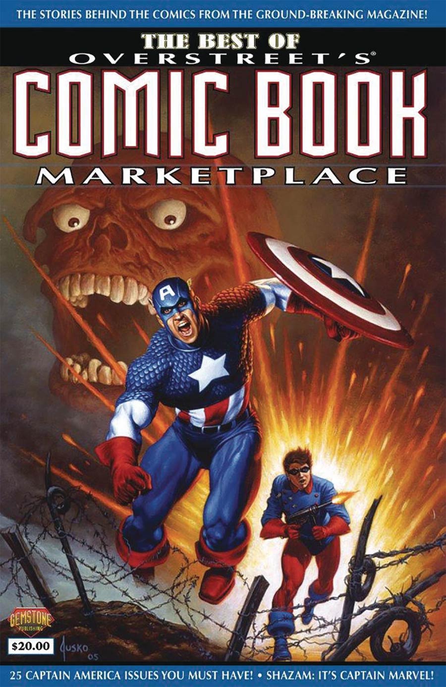 Best Of Overstreets Comic Book Marketplace Vol 1 SC Captain America Cover