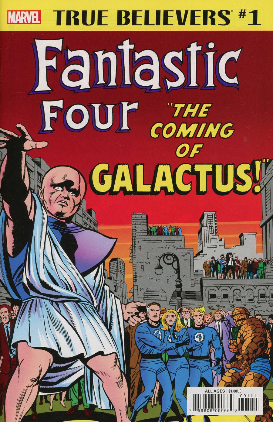 True Believers Fantastic Four Coming Of Galactus #1