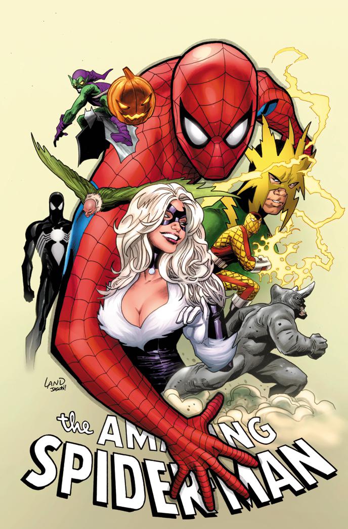 Amazing Spider-Man Vol 5 #1 Cover C Variant Greg Land Party Cover
