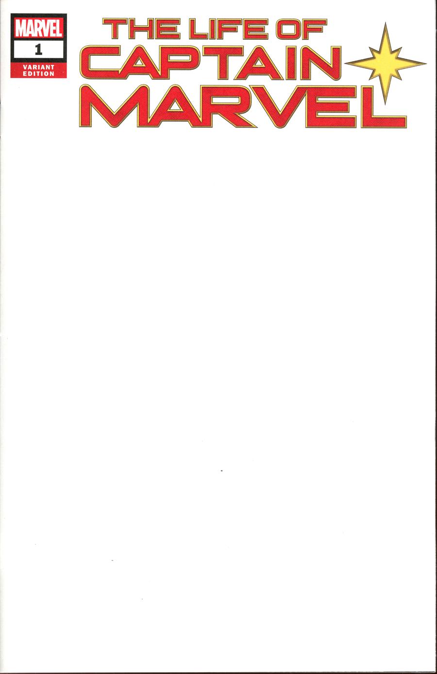 Life Of Captain Marvel Vol 2 #1 Cover D Variant Blank Cover