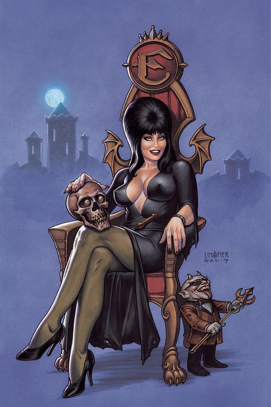 Elvira Mistress Of The Dark Vol 2 #1 Cover H Incentive Joseph Michael Linsner Virgin Cover