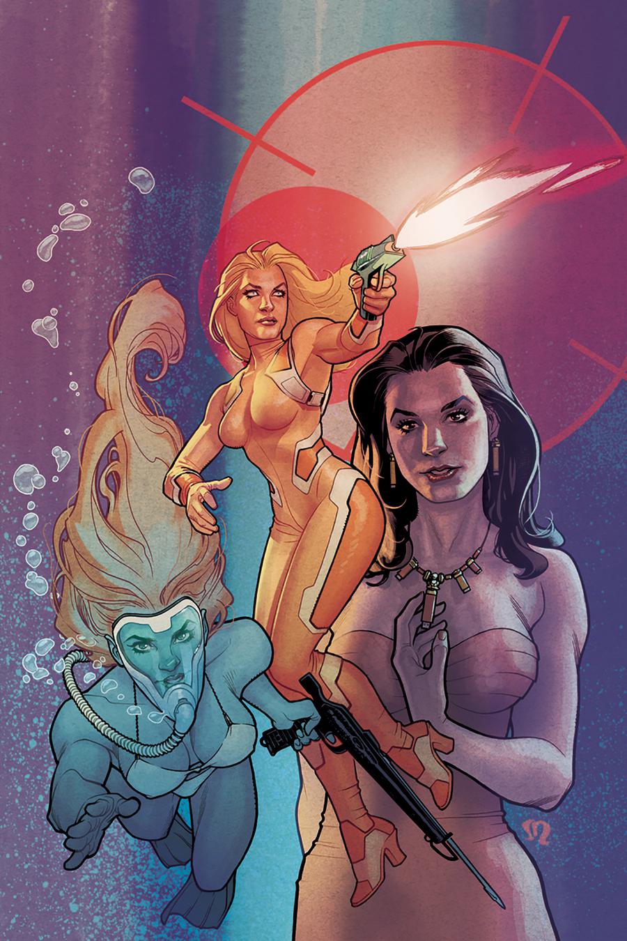 Charlies Angels #2 Cover D Incentive Stephane Roux Virgin Cover