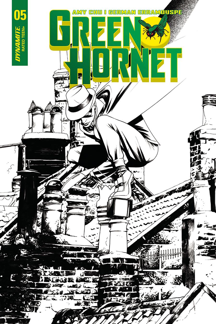 Green Hornet Vol 4 #5 Cover C Incentive Mike McKone Black & White Cover