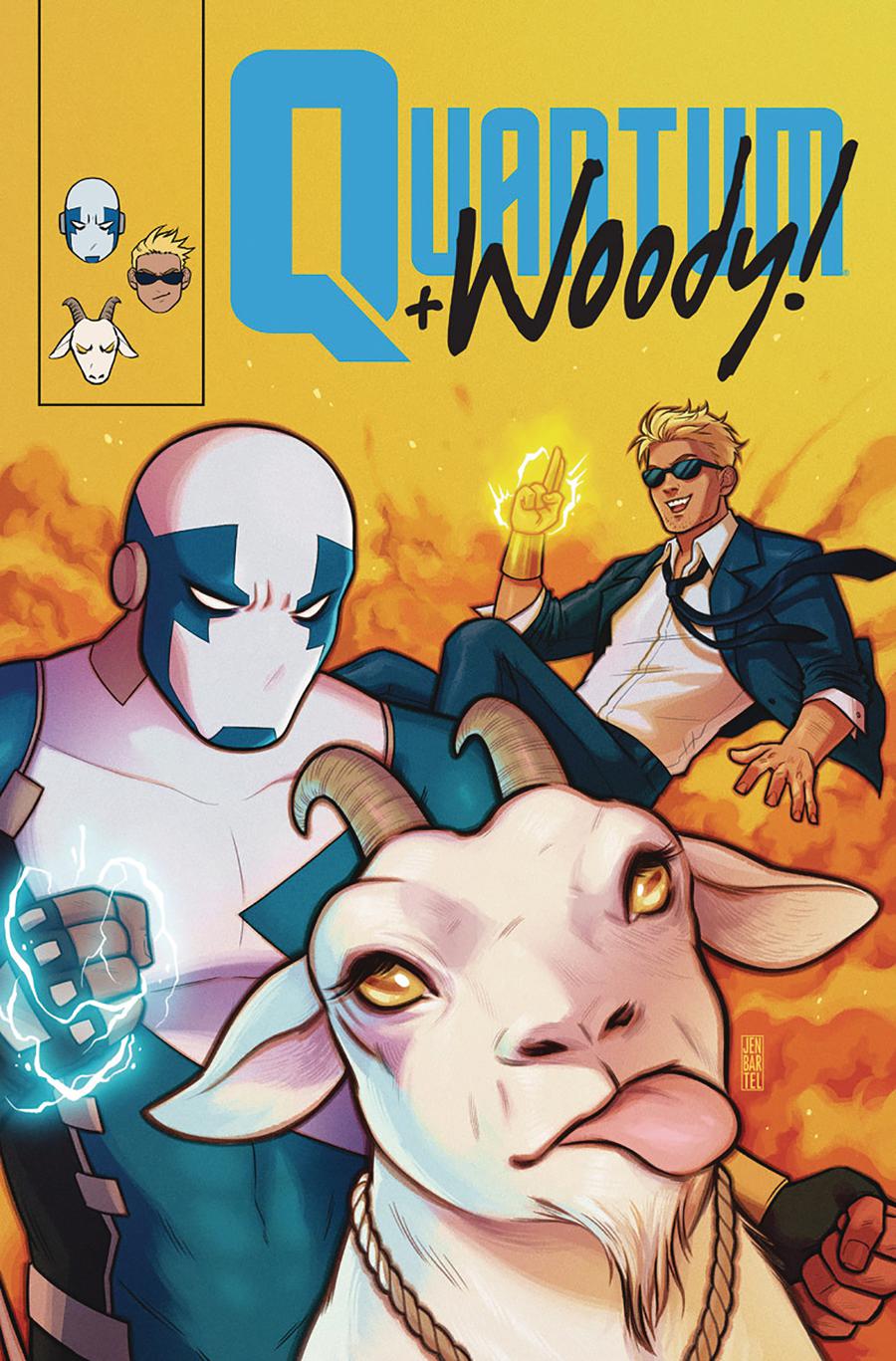 Quantum & Woody Vol 4 #8 Cover E Incentive Jen Bartel Quantum & Woody Icon Variant Cover