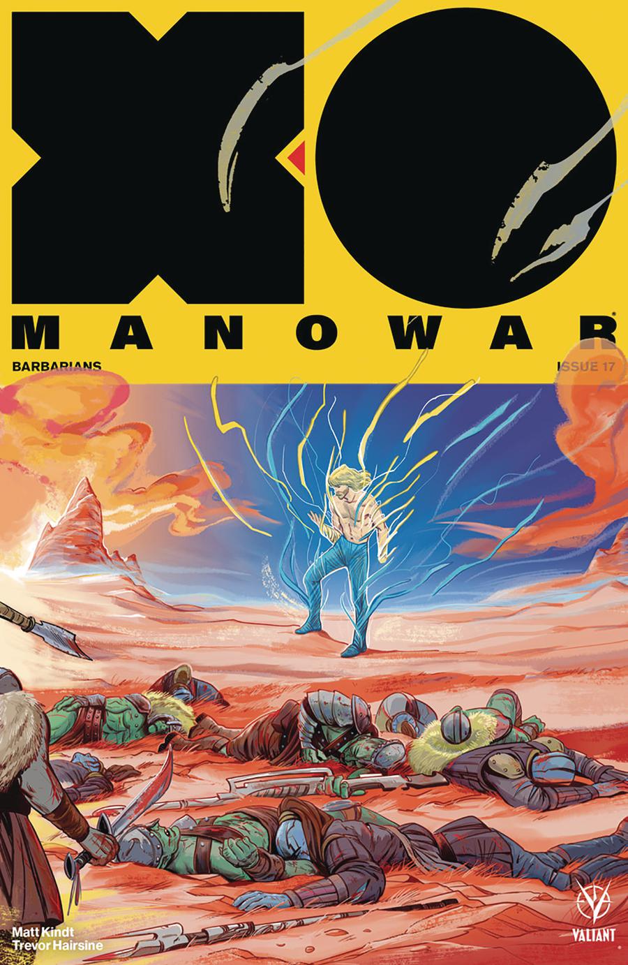 X-O Manowar Vol 4 #17 Cover D Incentive Veronica Fish Interlocking Variant Cover