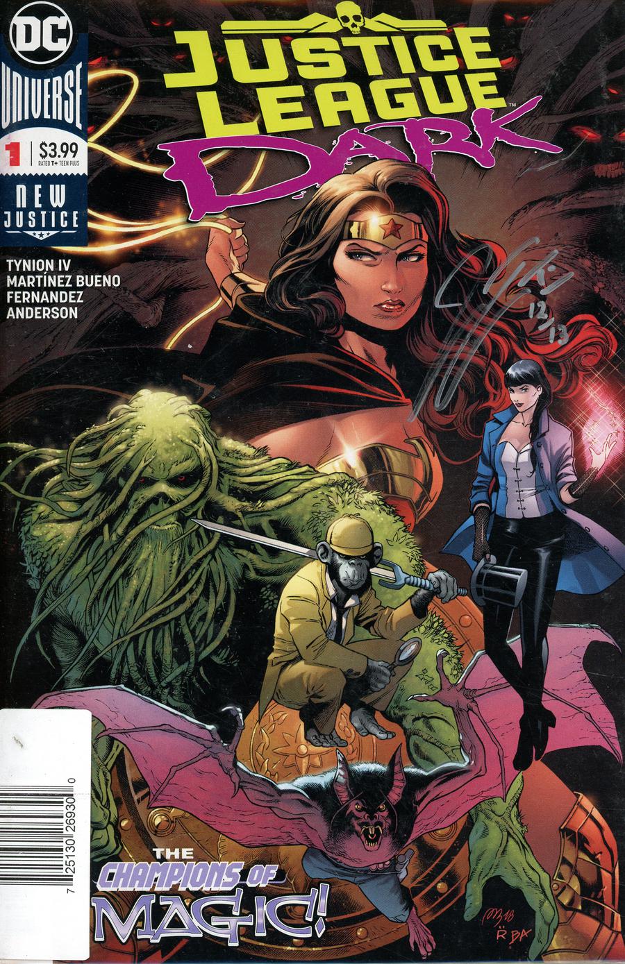 Justice League Dark Vol 2 #1 Cover C DF Signed By James Tynion IV