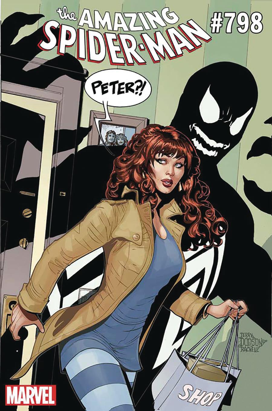 Amazing Spider-Man Vol 4 #798 Cover H DF Terry Dodson & Rachel Dodson Venom 30th Anniversary Variant Cover Signed By Terry Dodson & Rachel Dodson