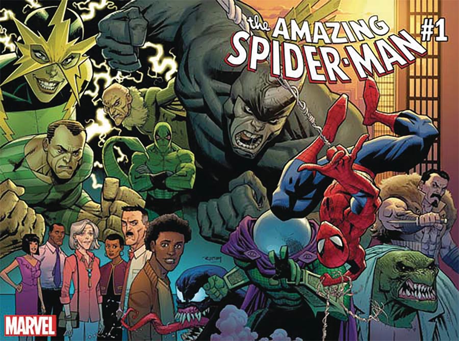 Amazing Spider-Man Vol 5 #1 Cover M DF Signed By John Romita Sr