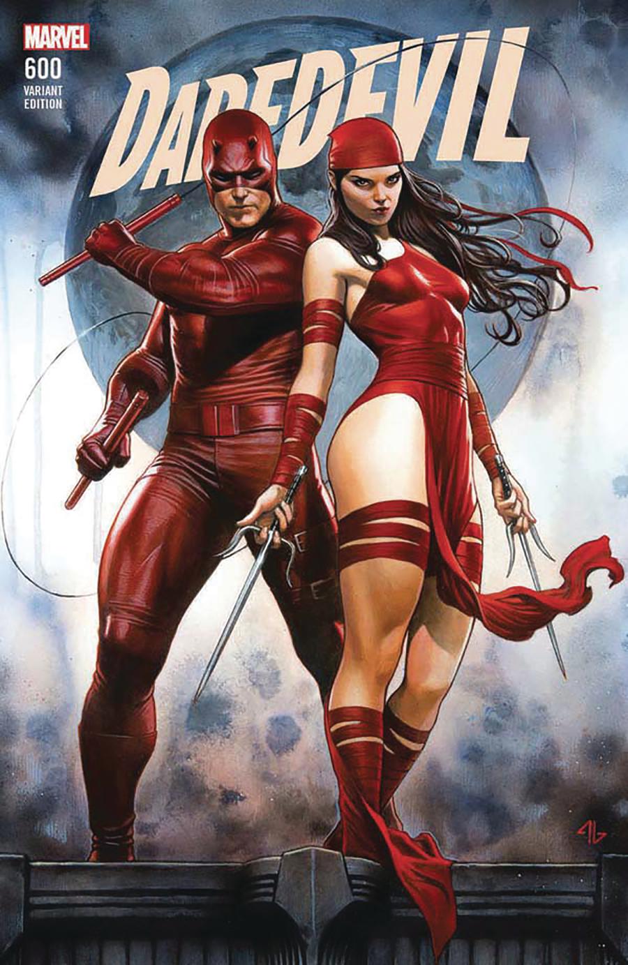 Daredevil Vol 5 #600 Cover R DF Comic Sketch Art Exclusive Adi Granov Variant Cover Signed By Adi Granov