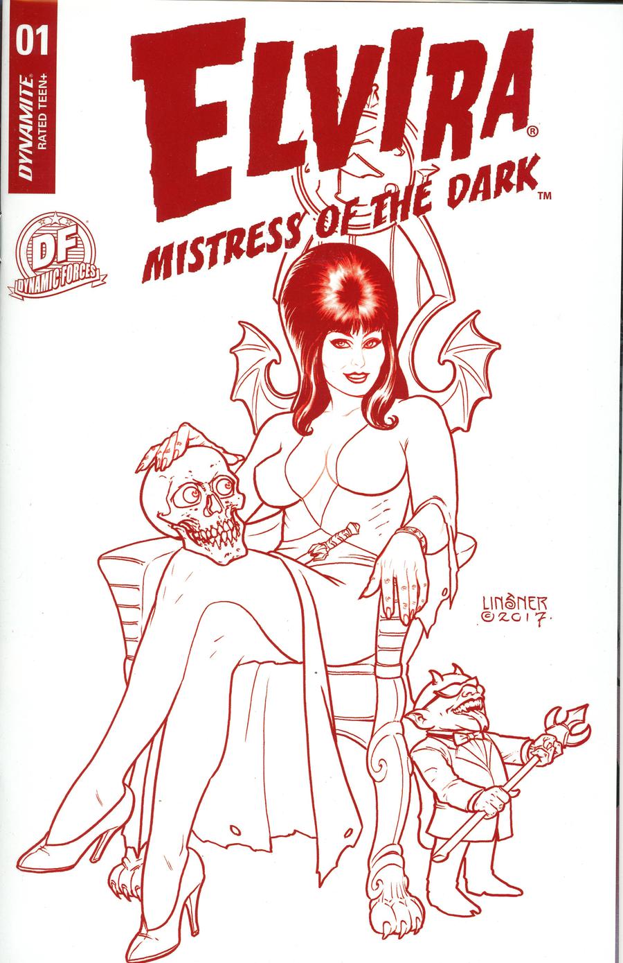 Elvira Mistress Of The Dark Vol 2 #1 Cover M DF Exclusive Variant Cover