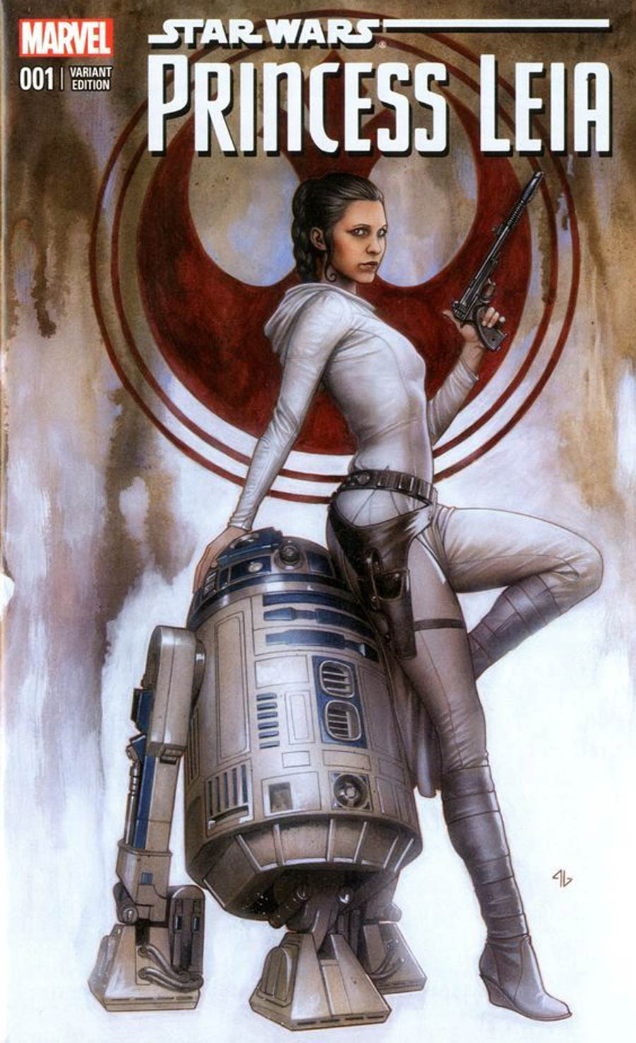 Princess Leia #1 Cover Z-N Emerald City Comic Con Adi Granov Color Variant Cover