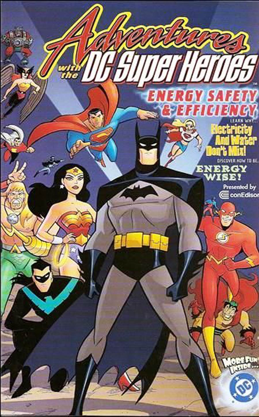 Adventures with the DC Super Heroes Con Edison Giveaway 2002