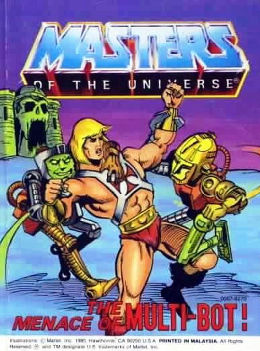 Masters Of The Universe Mini Comic #40 The Menace Of Multi-Bot