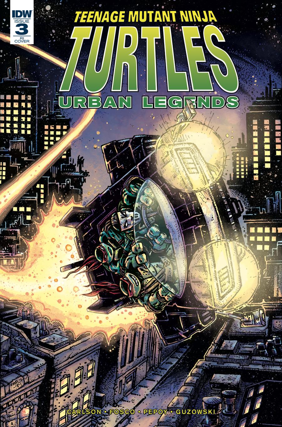 Teenage Mutant Ninja Turtles Urban Legends #3 Cover C Incentive Kevin Eastman Variant Cover