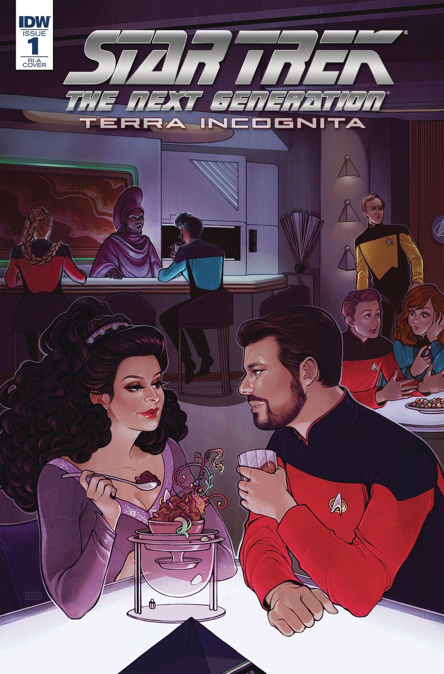 Star Trek The Next Generation Terra Incognita #1 Cover C Incentive Elizabeth Beals Variant Cover