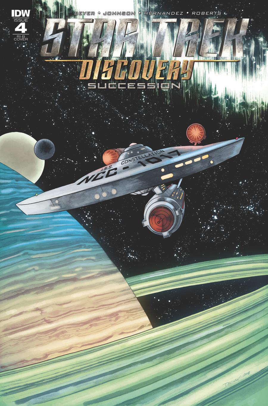 Star Trek Discovery Succession #4 Cover D Incentive Declan Shalvey & Jordie Bellaire Variant Cover