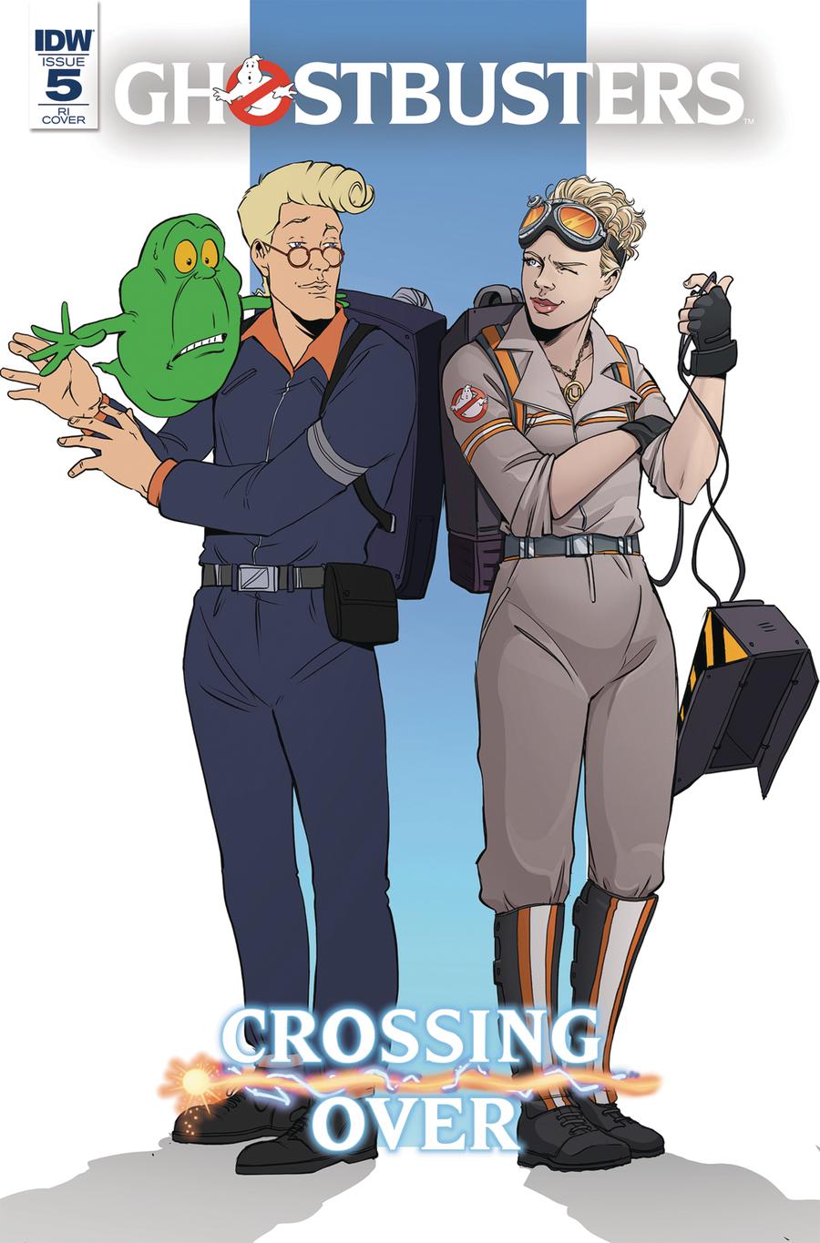 Ghostbusters Crossing Over #5 Cover C Incentive Emma Vieceli Variant Cover