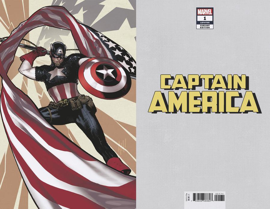 Captain America Vol 9 #1 Cover O Incentive Adam Hughes Virgin Cover