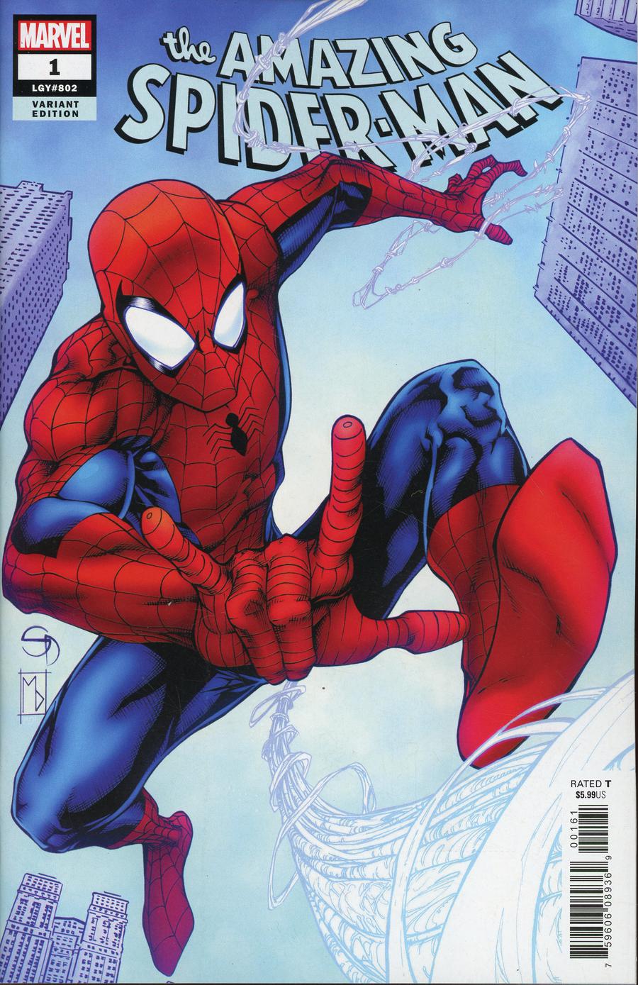 Amazing Spider-Man Vol 5 #1 Cover E Incentive Shane Davis Variant Cover