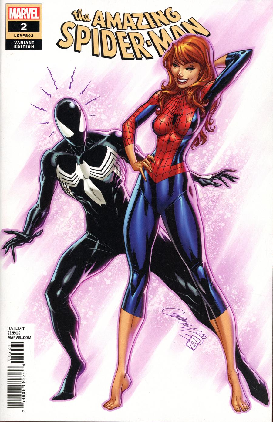 Amazing Spider-Man Vol 5 #2 Cover B Incentive J Scott Campbell Variant Cover